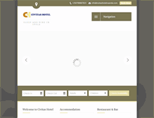 Tablet Screenshot of civitashotelrwanda.com